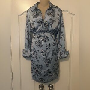 Ann Taylor, light blue wrap dress. Size 12. New without tags.  Spring 2025